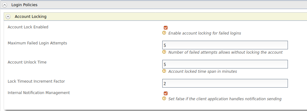 enable account locking