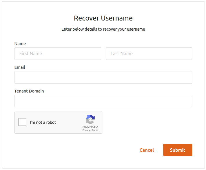 recaptcha-for-username-recovery