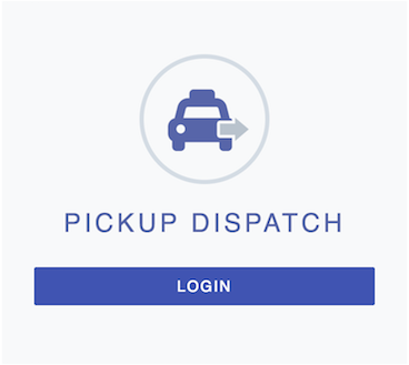 Pickup Dispatch application login