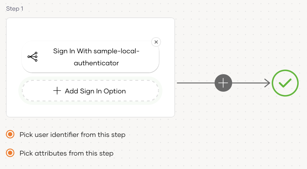 Add custom local authenticator using the Visual Editor