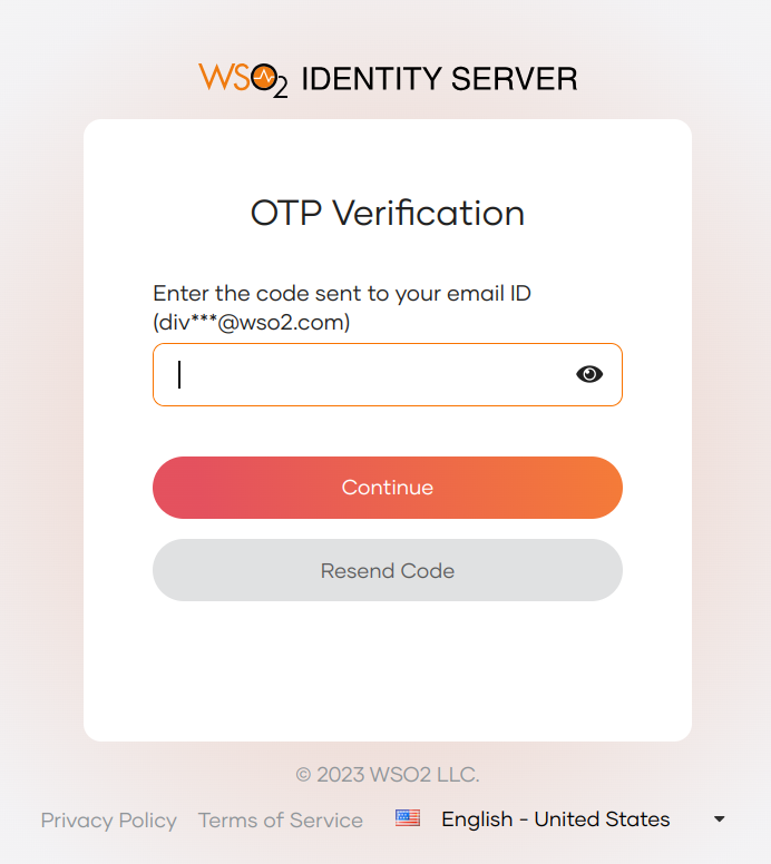 Authenticate with email OTP in WSO2 Identity Server