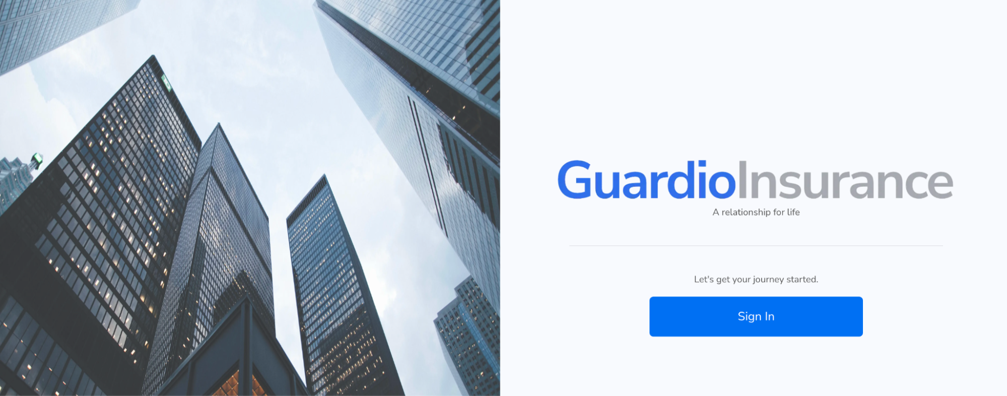 Guardio Business Application Login