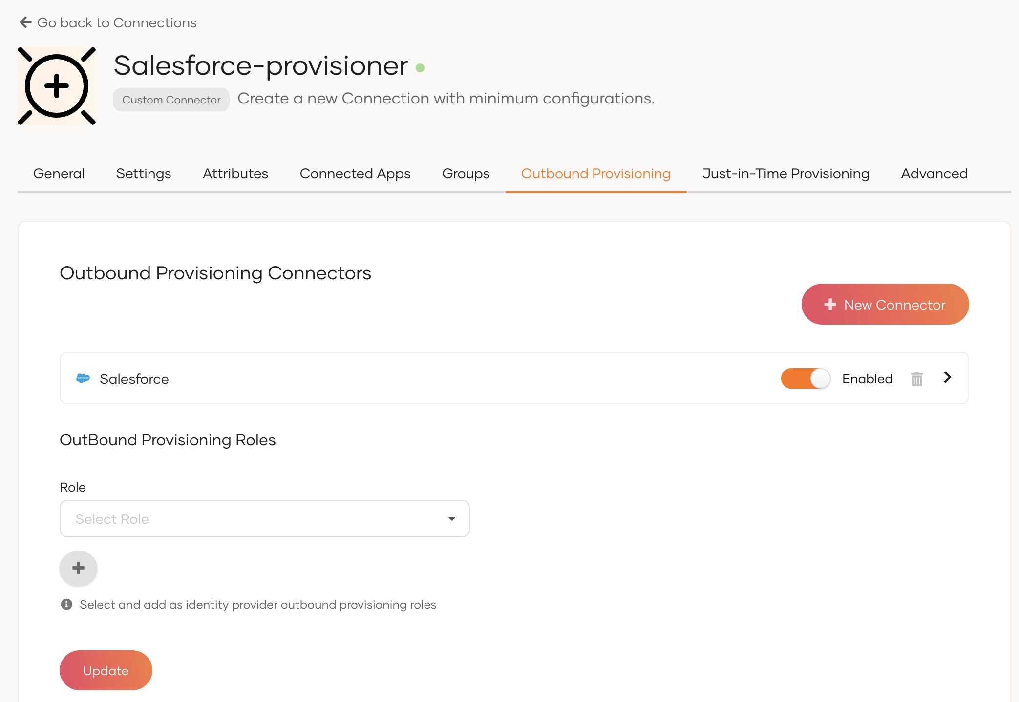 Enable outbound provisioner