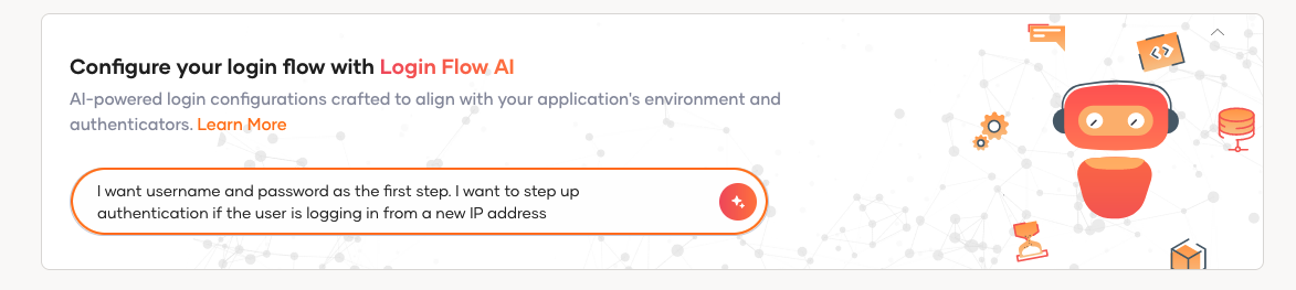 LoginFLow AI input