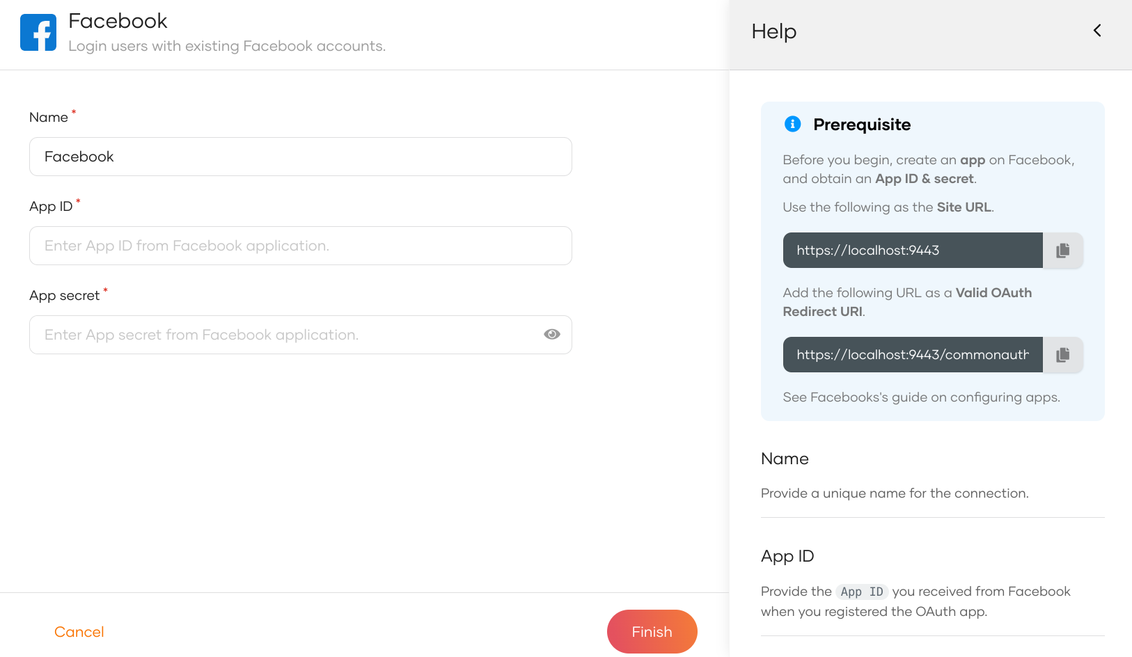 Add Facebook IDP in WSO2 Identity Server