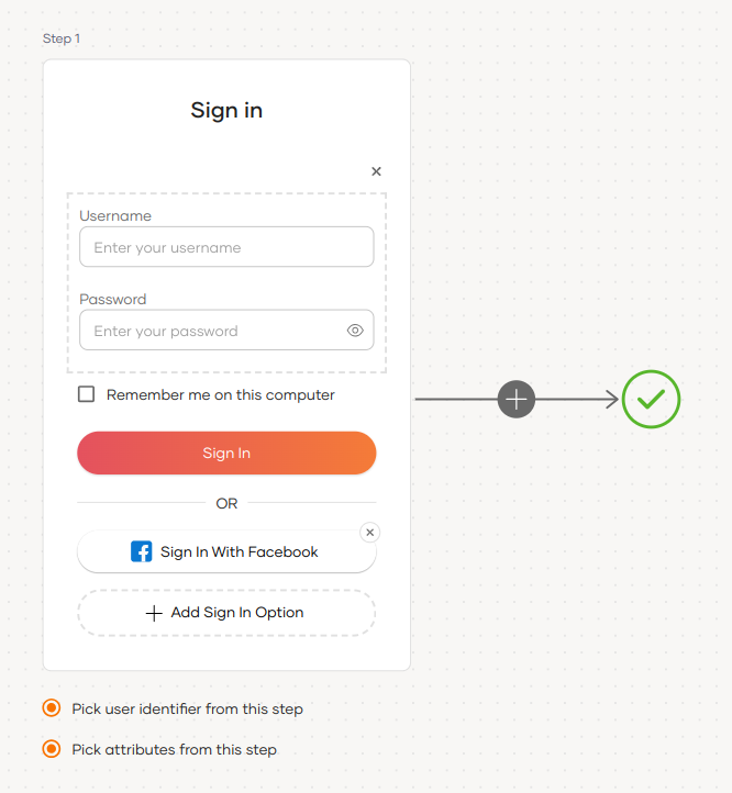 Configuring Facebook login in WSO2 Identity Server using the Visual Editor