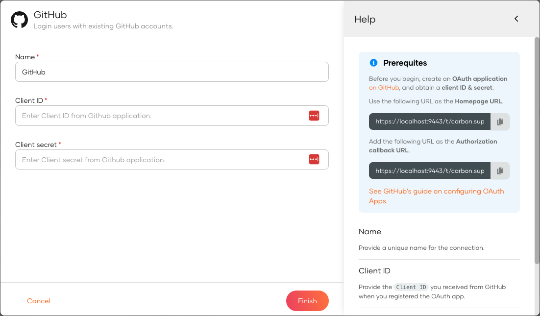 Add Github IDP in WSO2 Identity Server