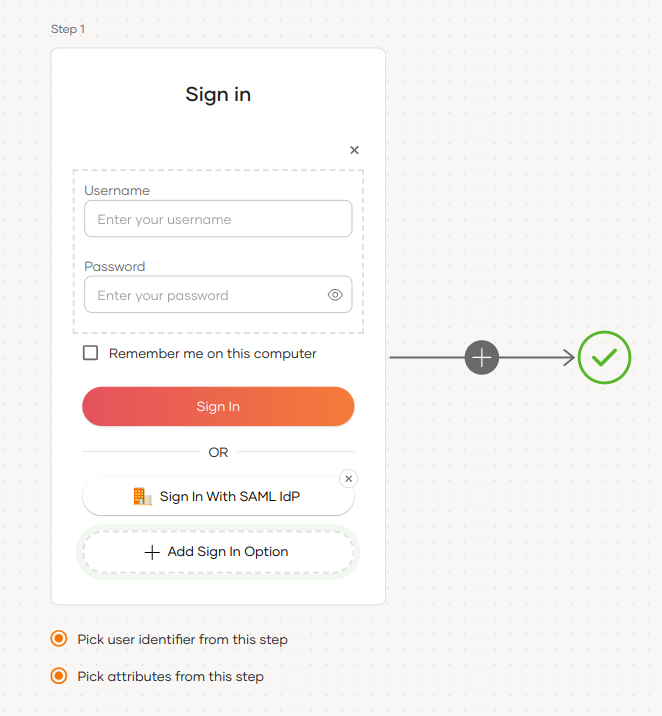 Configuring SAML login in WSO2 Identity Server using the Visual Editor