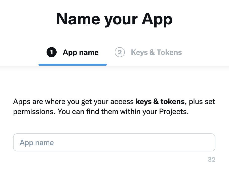 Set X app_name