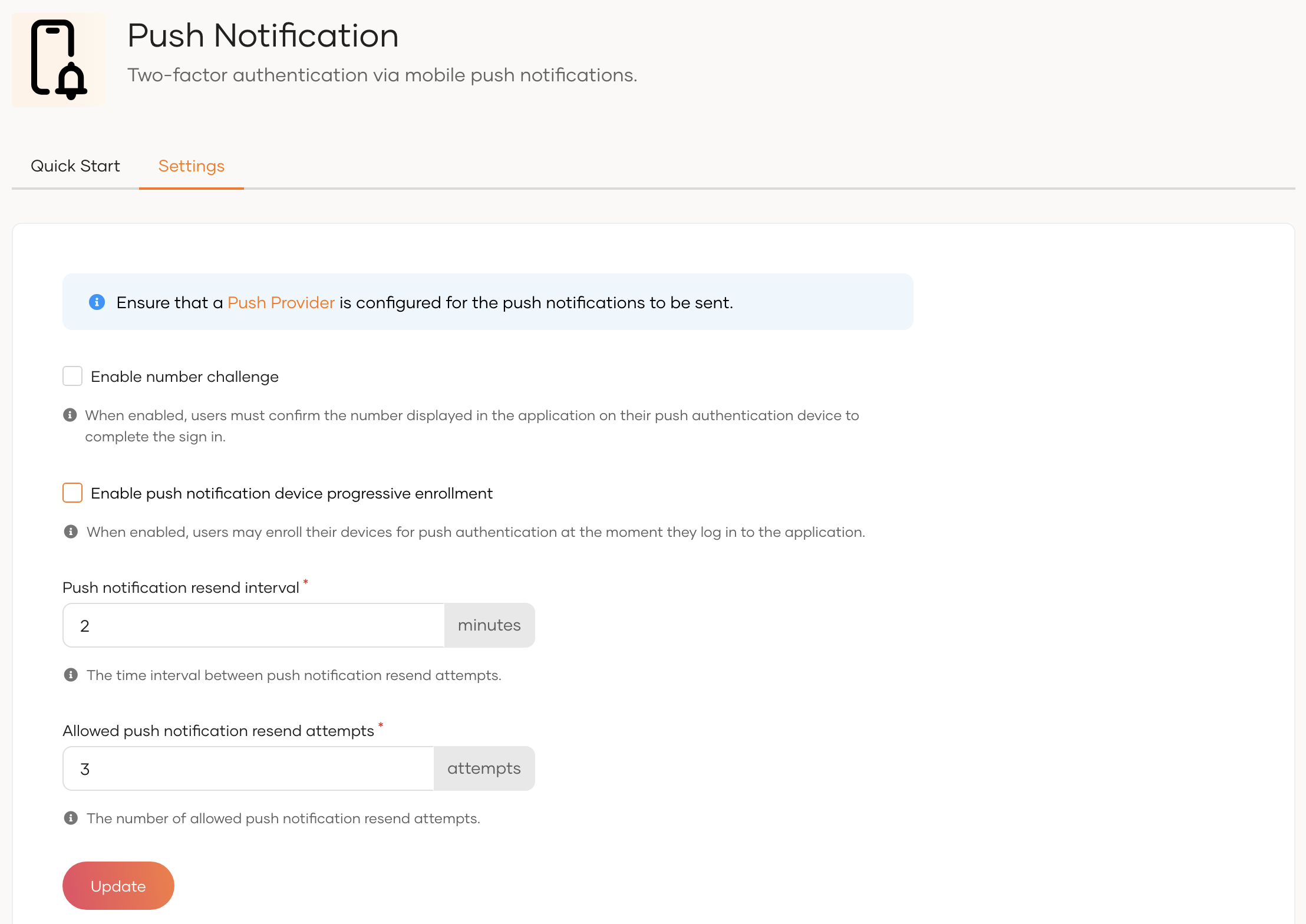 Setup Push Notifications in WSO2 Identity Server