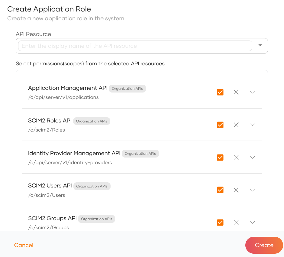 Create Application Roles