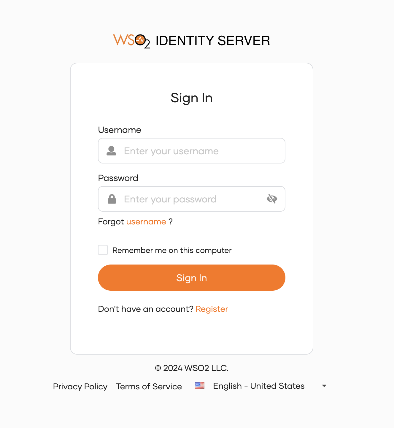 Recover your password