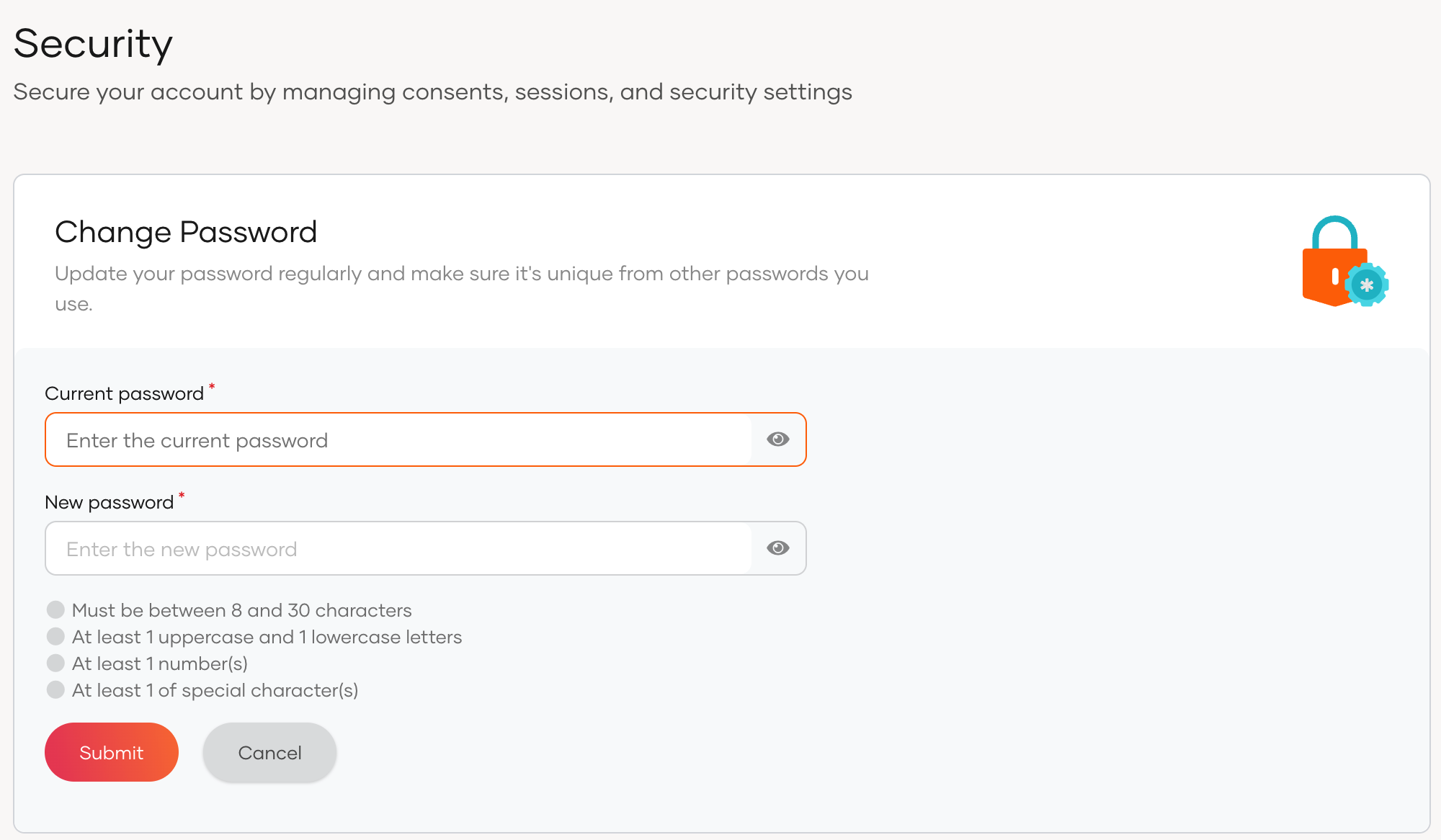 Update user profile from MyAccount