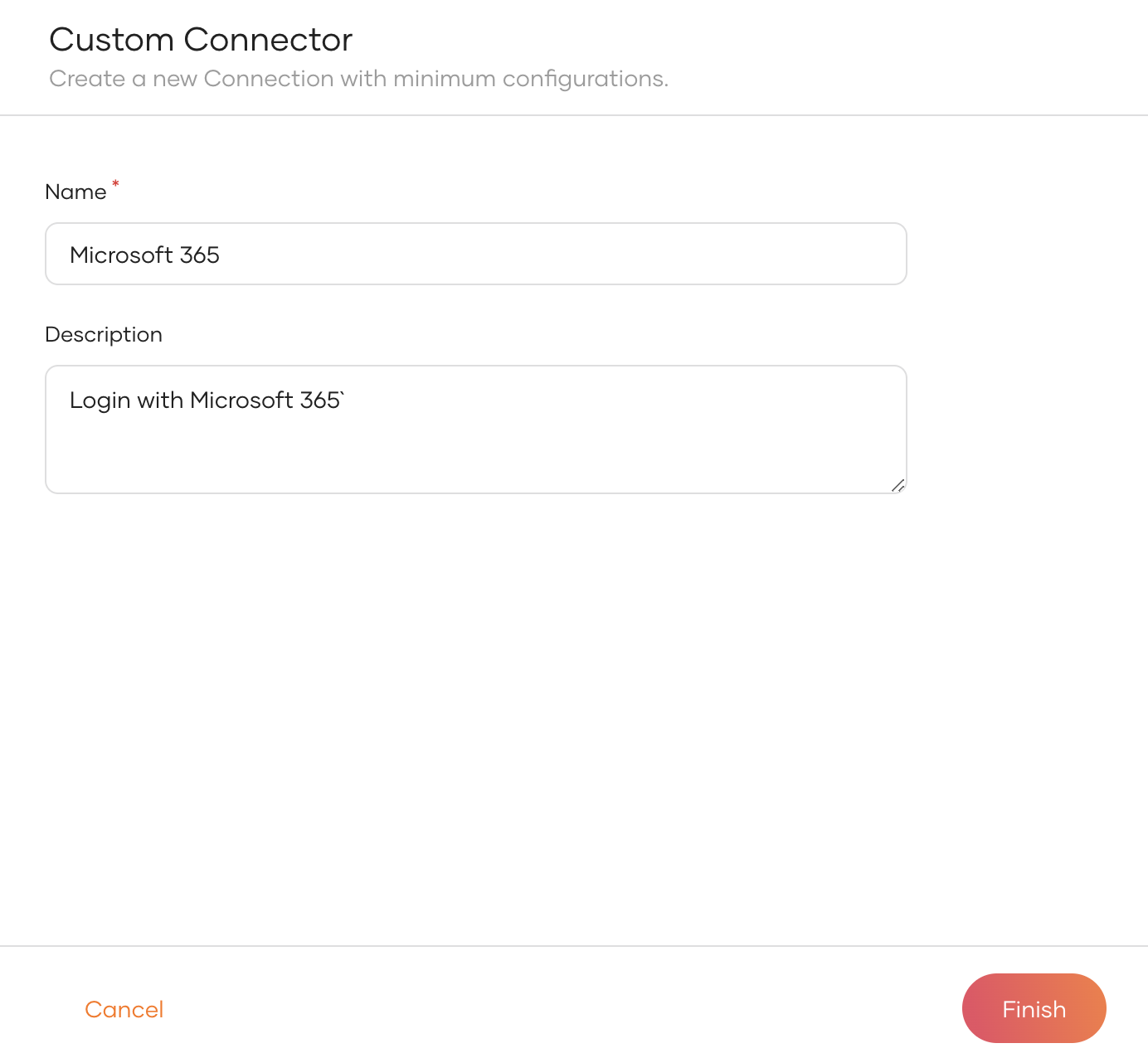Create a custom connector