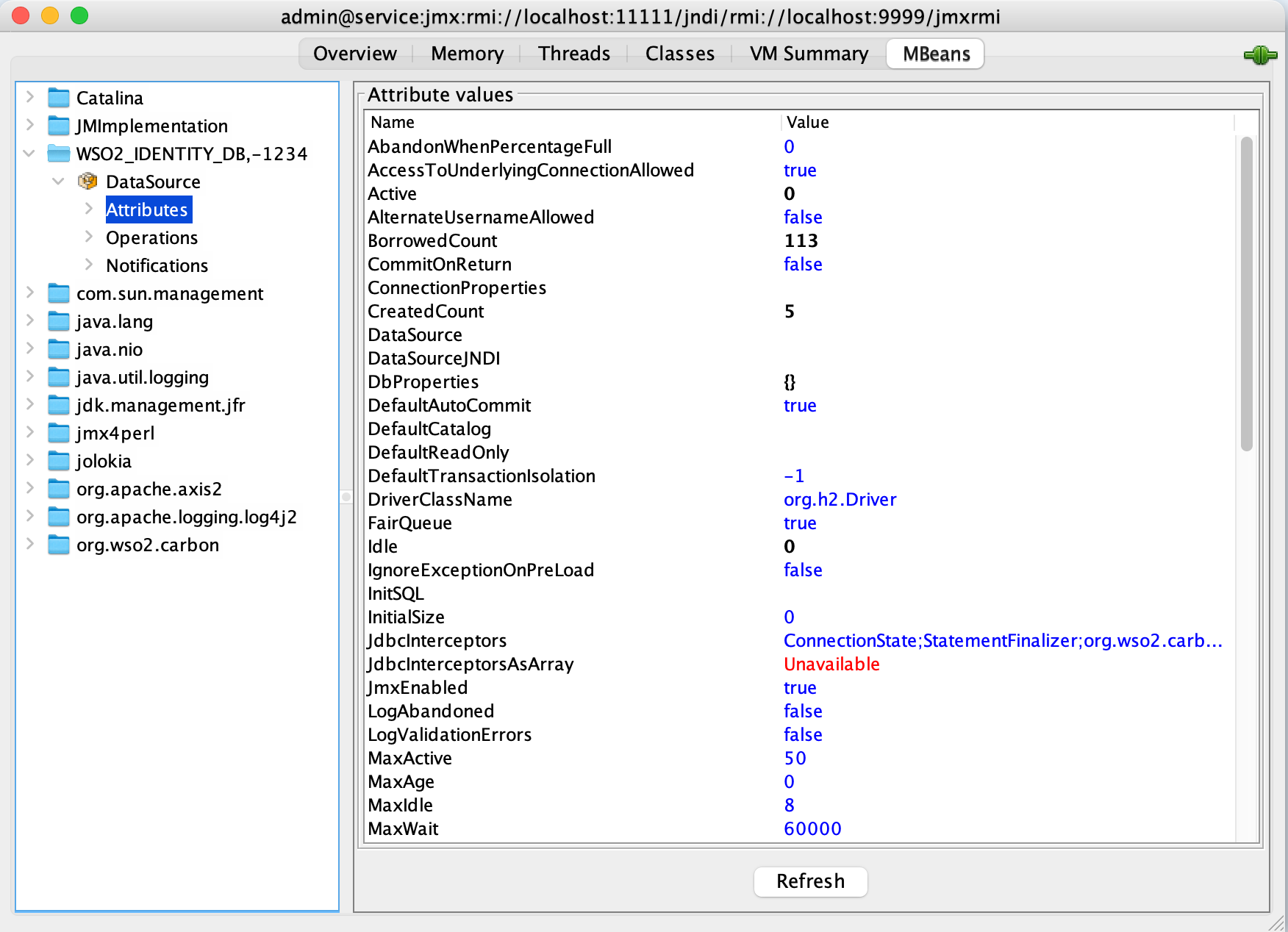 Datasource performance tuning