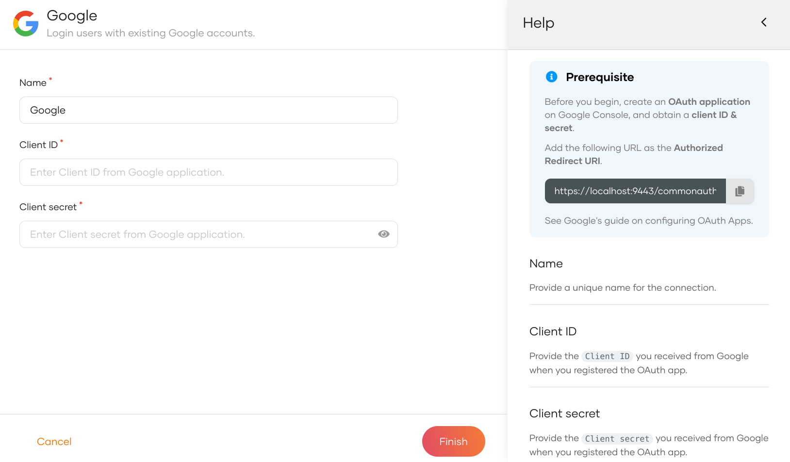 Add Google IDP in WSO2 Identity Server