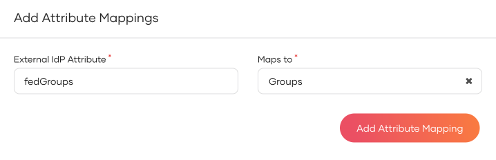 Add new group attribute mapping