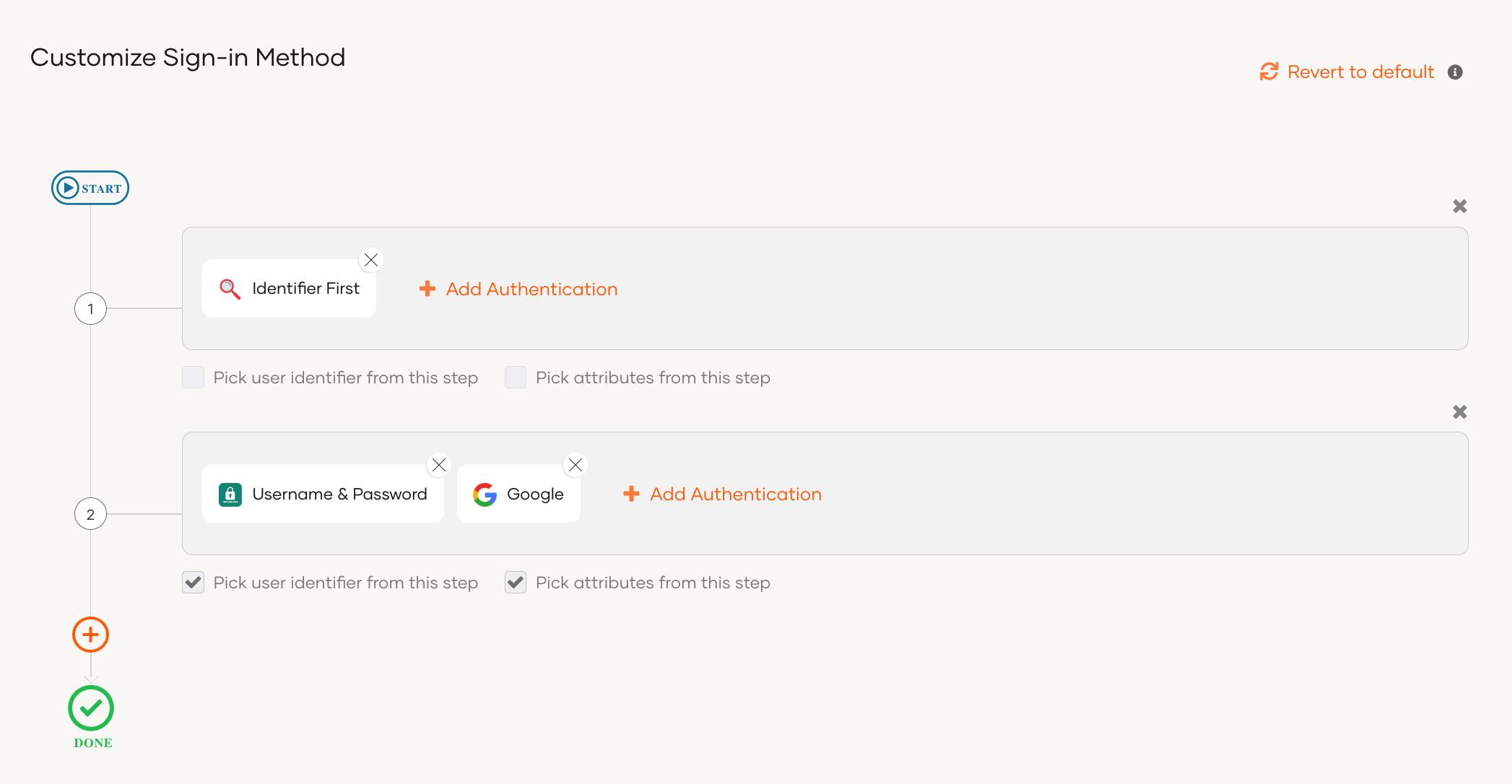 Add Identifier First login in WSO2 Identity Server