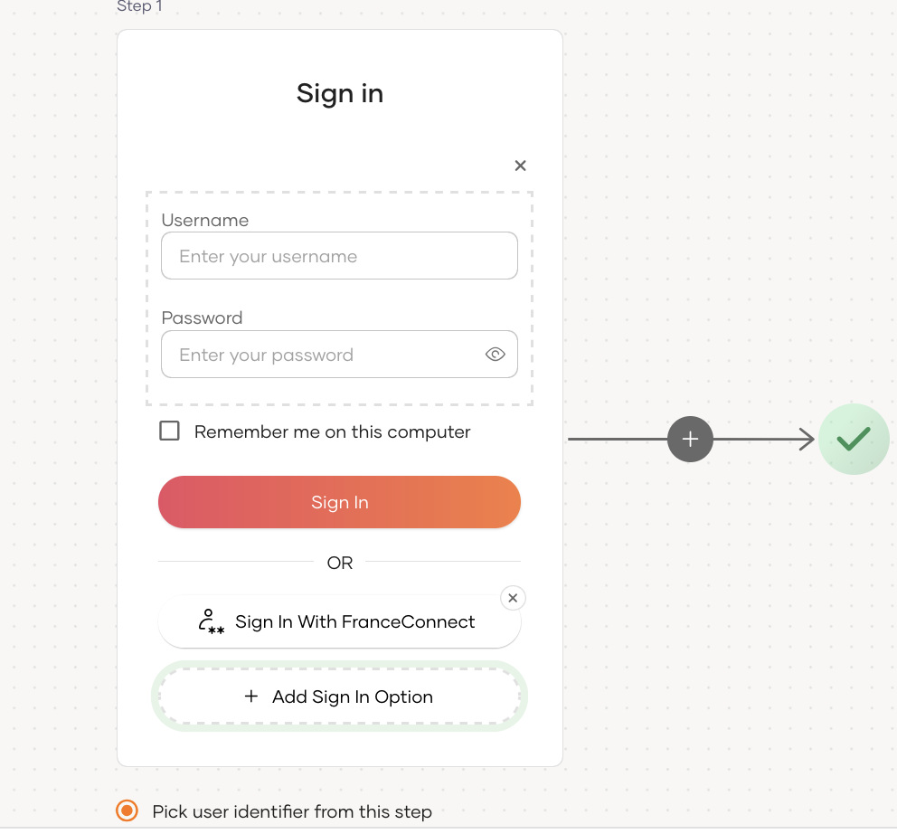 Configuring FranceConnect in WSO2 Identity Server using the Visual Editor