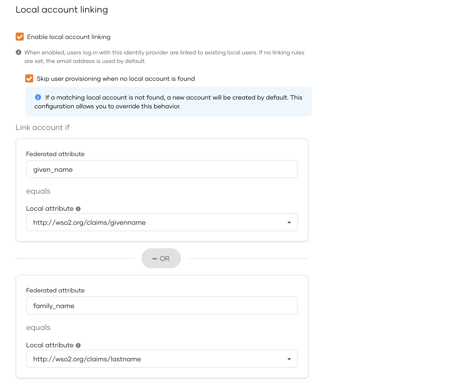 Account linking
