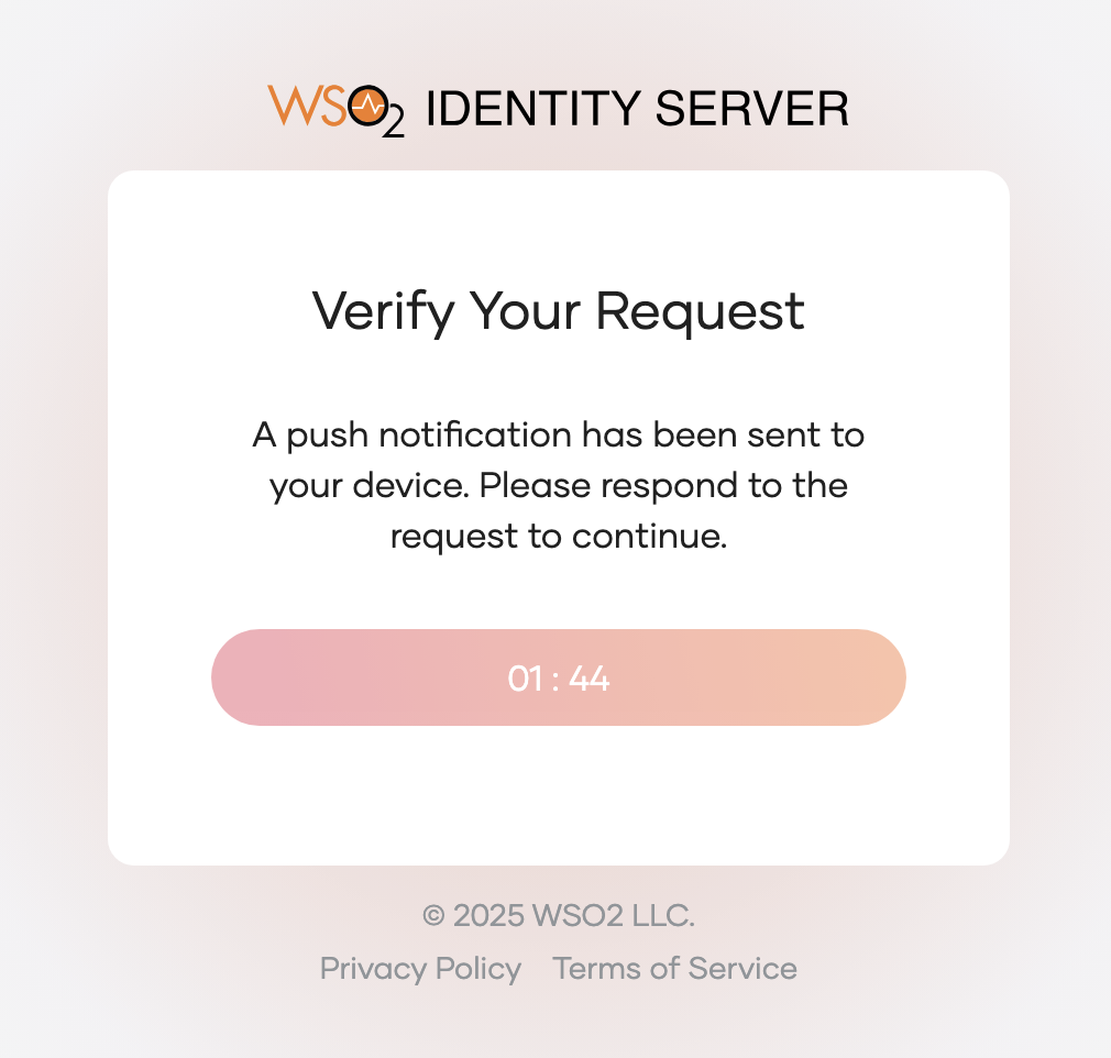 Push notification await page