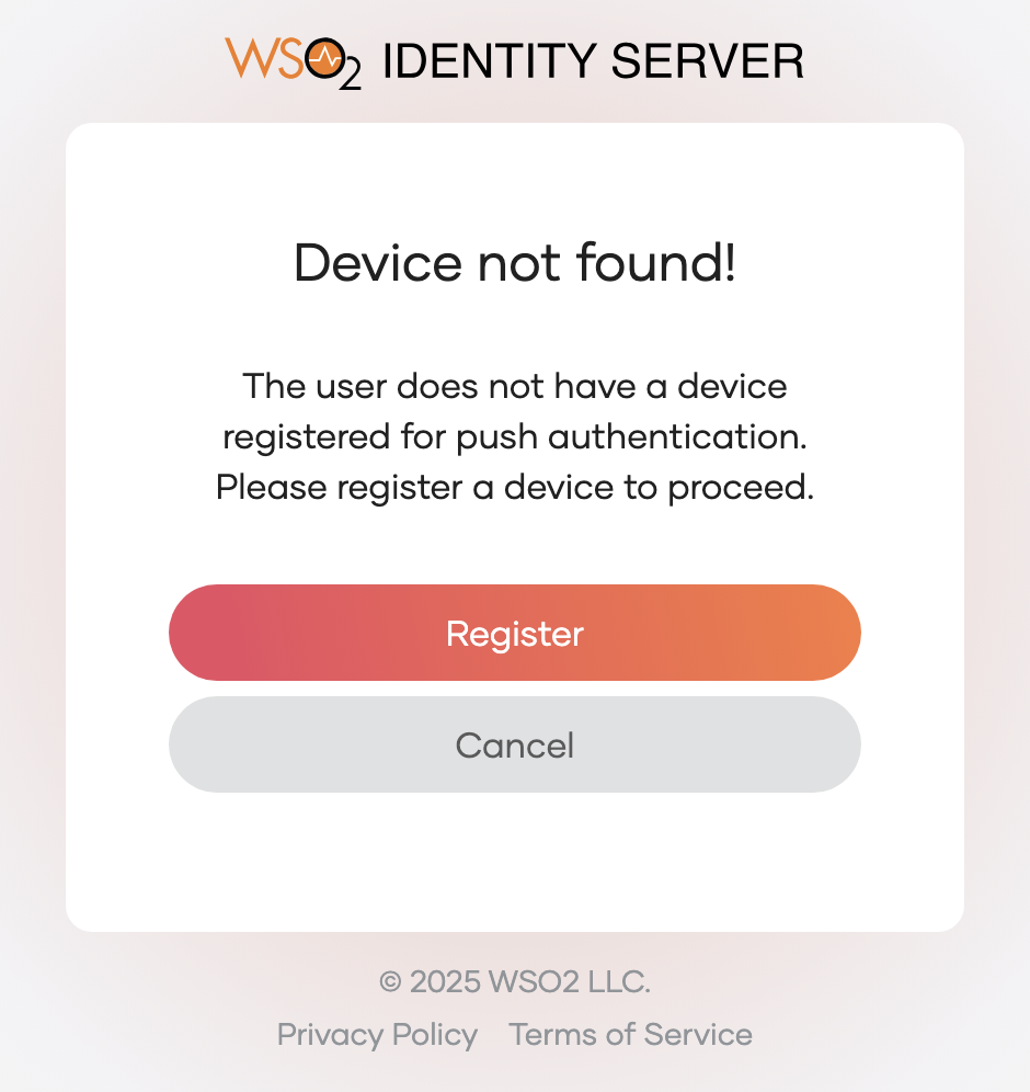 Push Notification Device Enrollment Consent